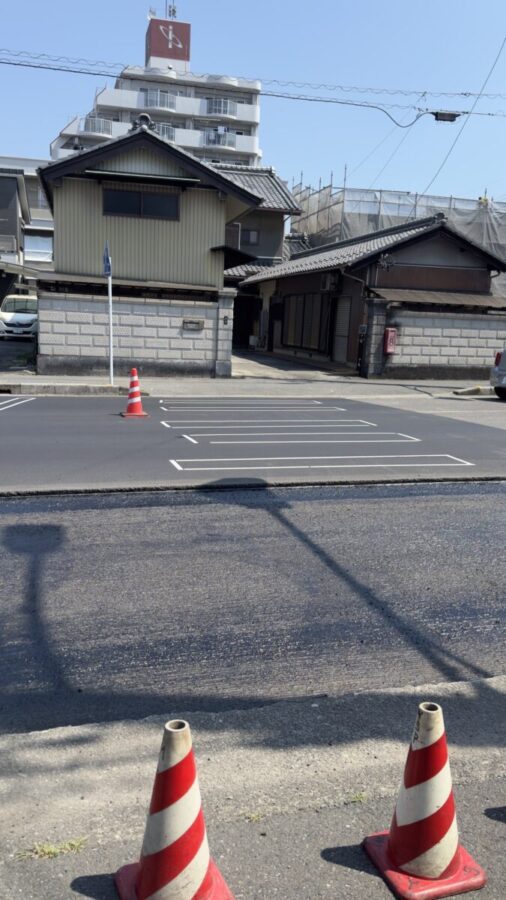 カネスエ新生店の前の道路の安全対策